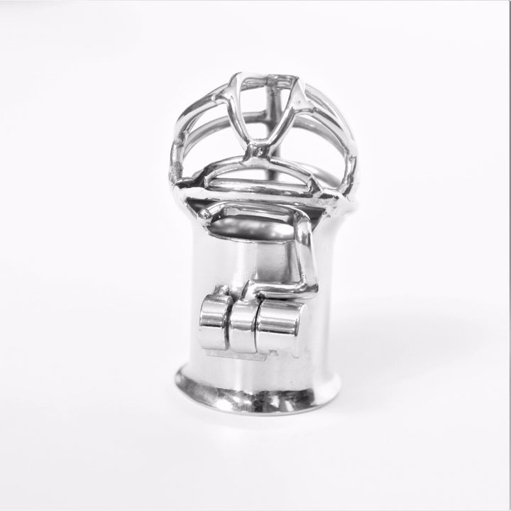 Keuschheitskäfig aus Metall für Frenum-Piercing Rohr 28,5mm S082