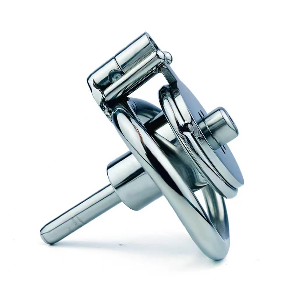 Doppel Schraube Negative Keuschheitskäfig mit Katheter 9