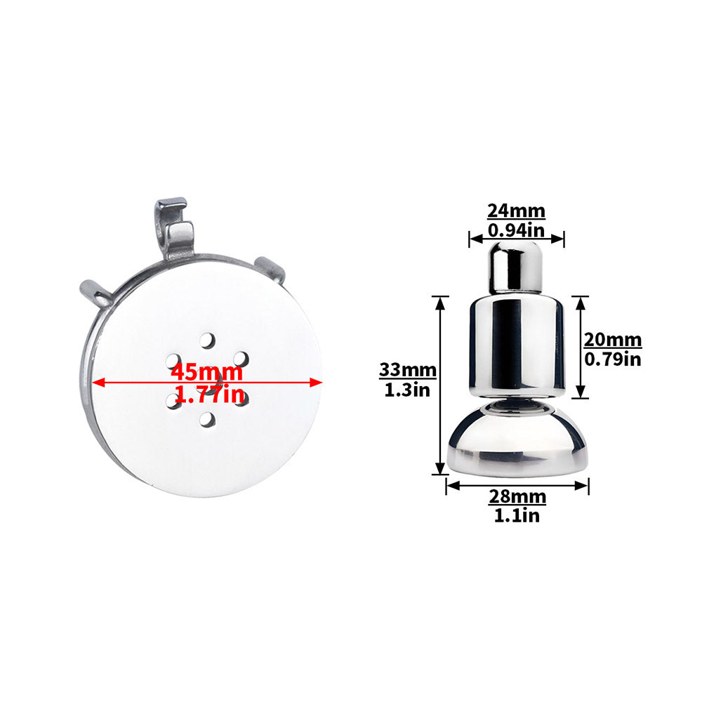 Großer Dildo mit Keuschheitskäfig 2