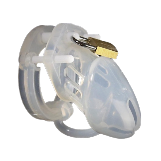 Silikon Peniskäfig Mann - GB6000S Transparent - Peniskäfig.de