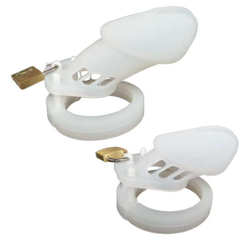 Silikon Peniskäfig für Mann - GB6000S White - Peniskäfig.de