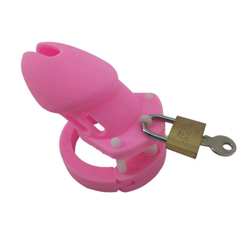 Silikon Peniskäfig Mann - GB6000 Pink - Peniskäfig.de