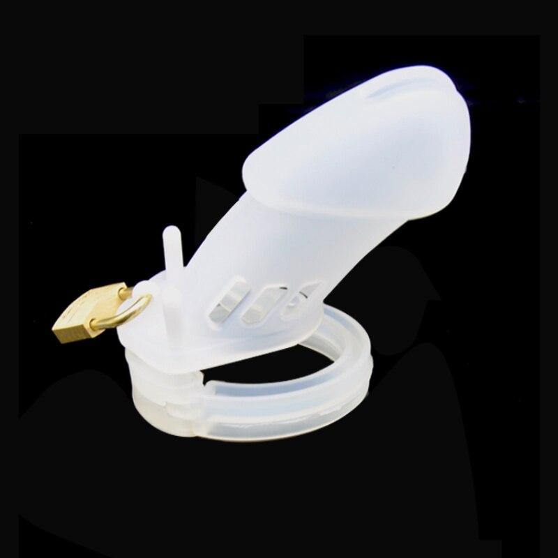 Silikon Peniskäfig für Mann - GB6000S White - Peniskäfig.de