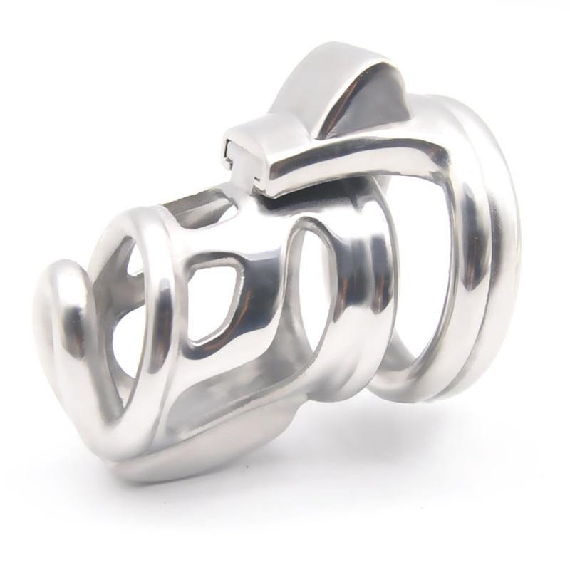 Metallischer Peniskäfig für Männer - The Abyss - Peniskäfig.de