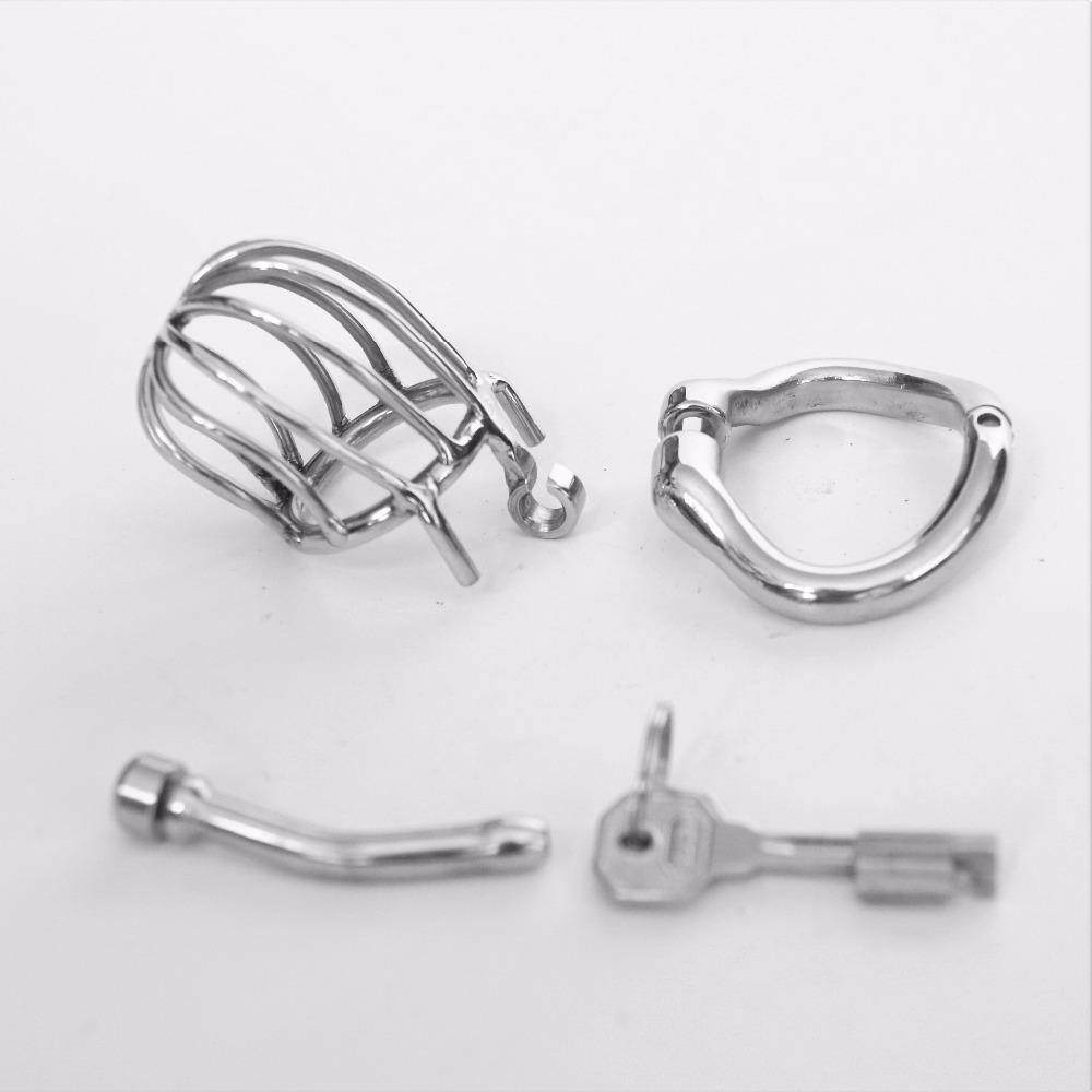 Peniskäfig mit Harnröhrenkatheter - The chrome ball S - Peniskäfig.de
