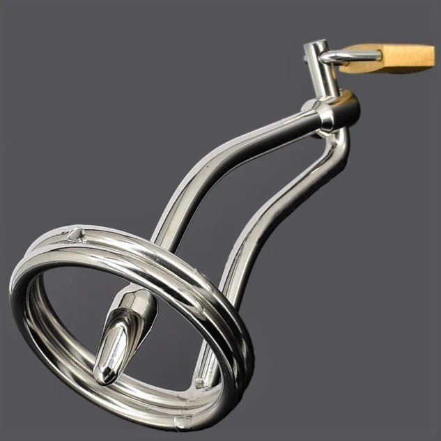 Keuschheits-Urethra-Plug mit Vorhngeschloss Peniskfig.de Keuschheits-Urethra-Plug mit Vorhngeschloss Peniskfig.de