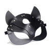 Schwarze Katzenmaske