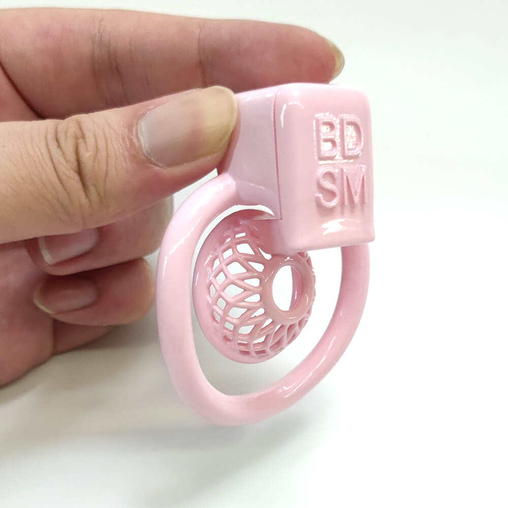 Super kleines BDSM Entblößungsgeäuse mit 8D Ringen 8