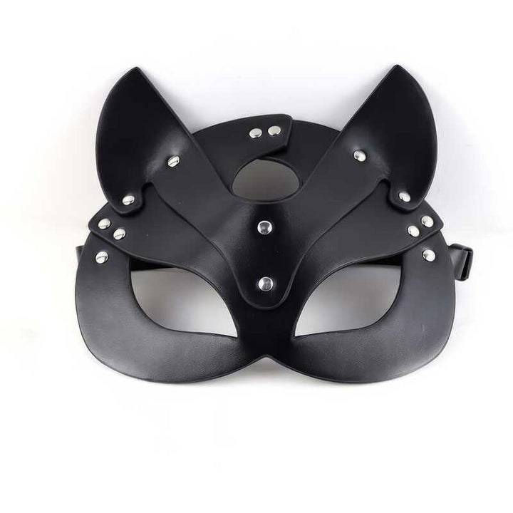 Schwarze Katzenmaske 20