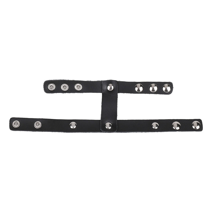 Kinky Leder Penisschutz mit Ringen 3