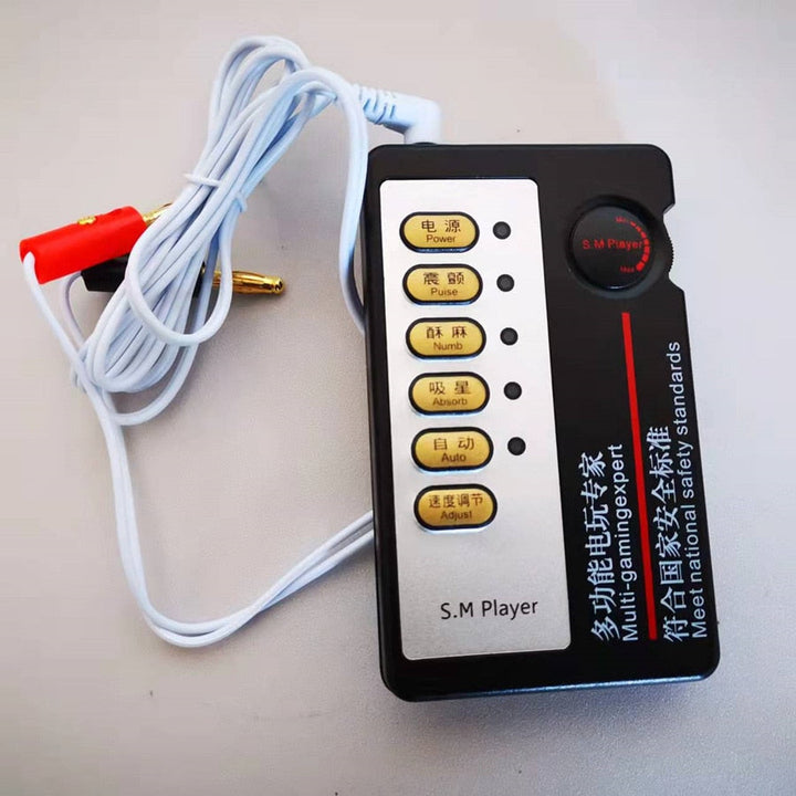 Elektroshock Holz Testikel Quäler 4