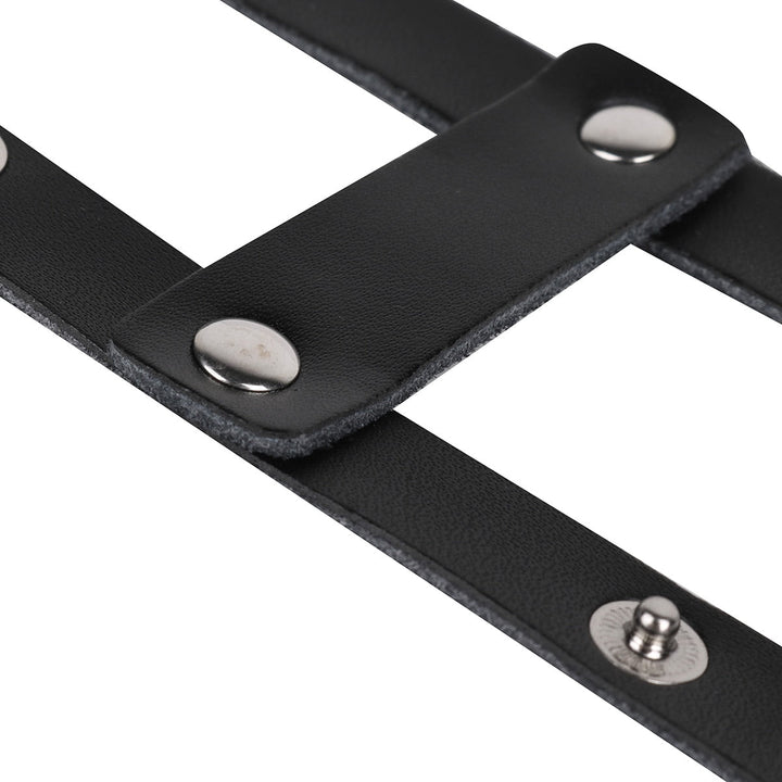 Kinky Leder Penisschutz mit Ringen 4