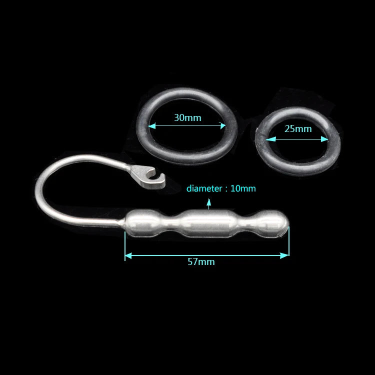 Metallurethraplug Für Keuschheitskäfig Rod 5710 Mm A146