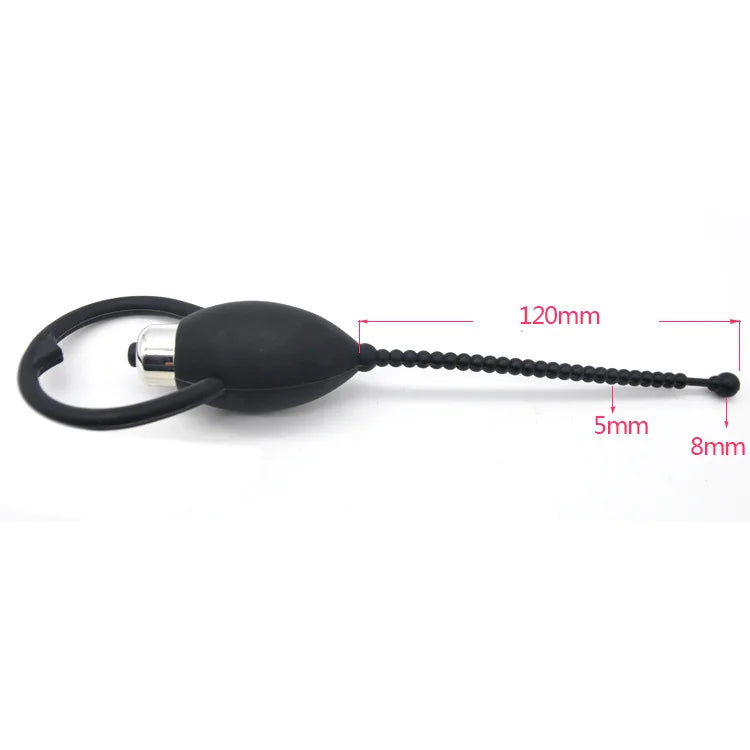 Silikonplug Mit Vibration Für Keuschheitskäfig 12058 Mm A319