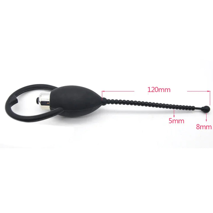 Silikonplug Mit Vibration Für Keuschheitskäfig 12058 Mm A319