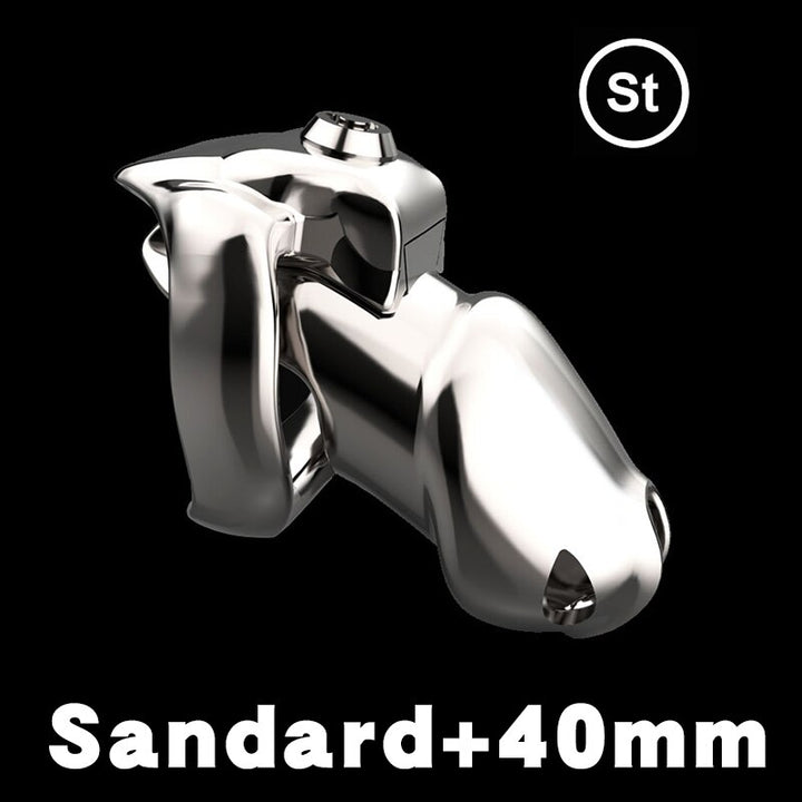 HT-V5 Click & Lock - Metall Keuschheitskäfig
