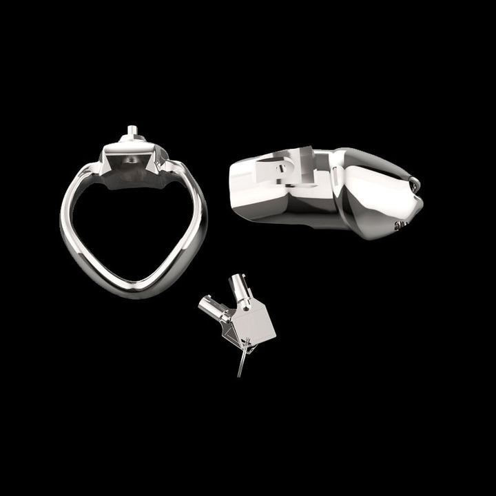 HT-V5 Click & Lock - Metall Keuschheitskäfig