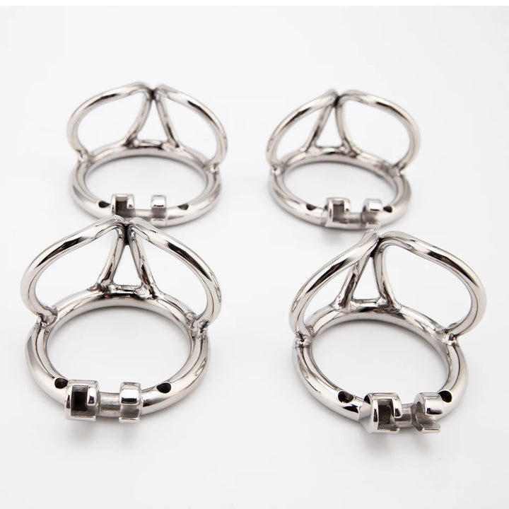 Keuschheitskäfig aus Metall ohne Röhrchen