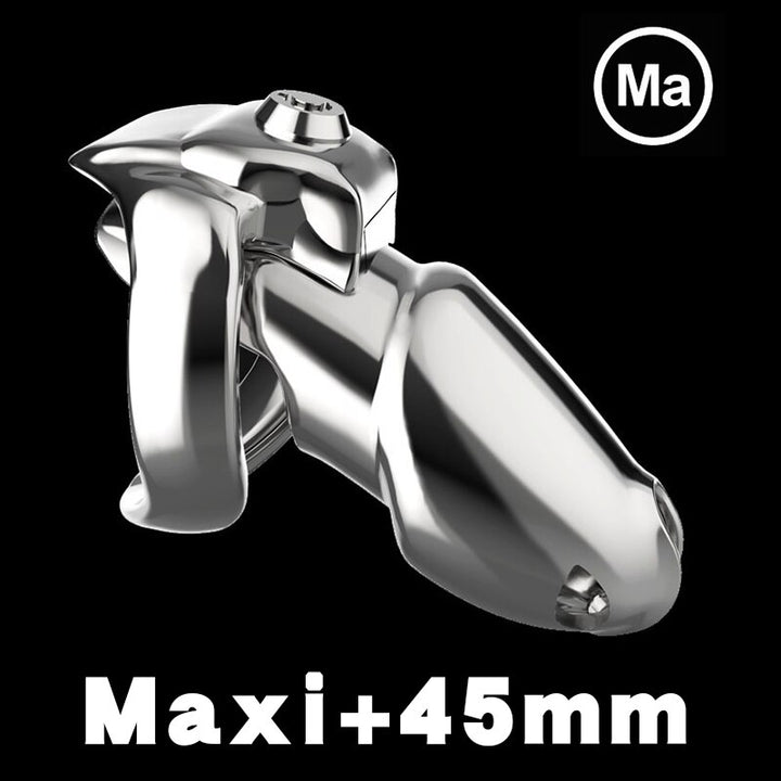HT-V5 Click & Lock - Metall Keuschheitskäfig