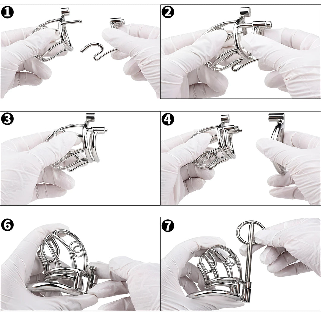 Keuschheitskäfig für PA-Piercing FRRK-3269