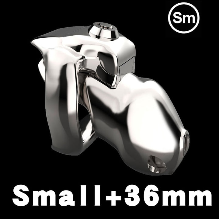 HT-V5 Click & Lock - Metall Keuschheitskäfig