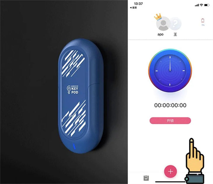 Smart Remote Key Safe QIUI App für Keuschheit