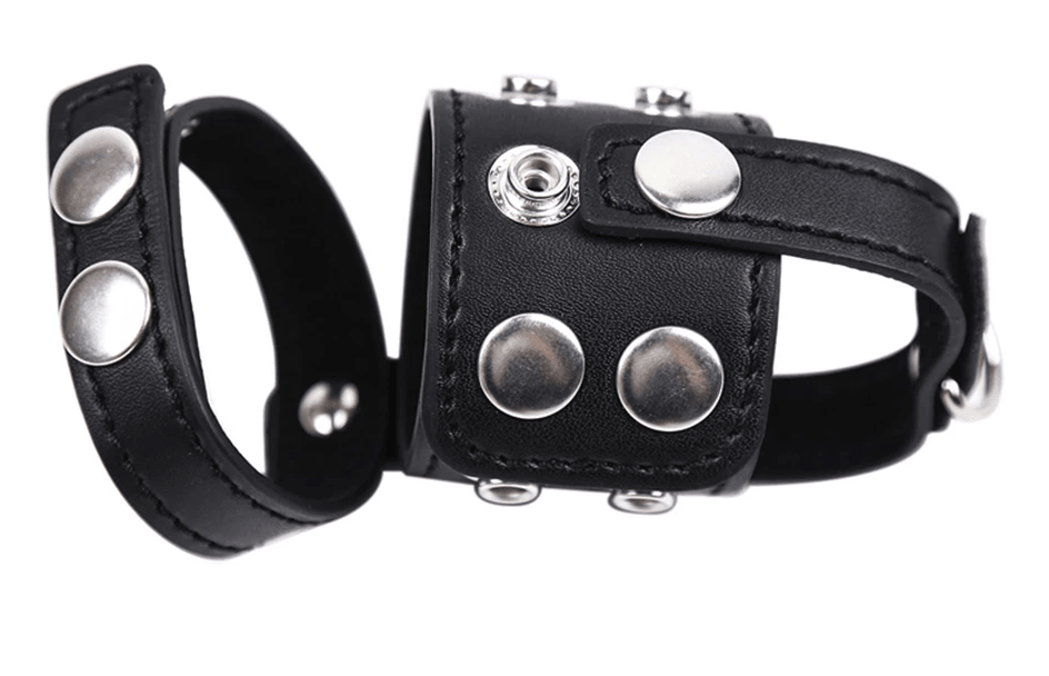 Bondage Käfig mit Trennwand für Hodenballstretcher 2