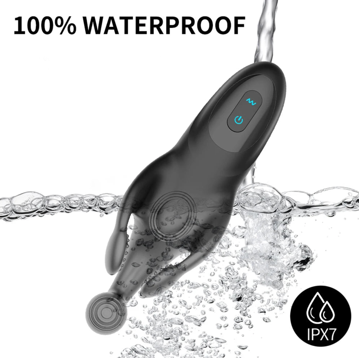 Dreiäugiger Silikon Vibrator für Hodenmassage 4