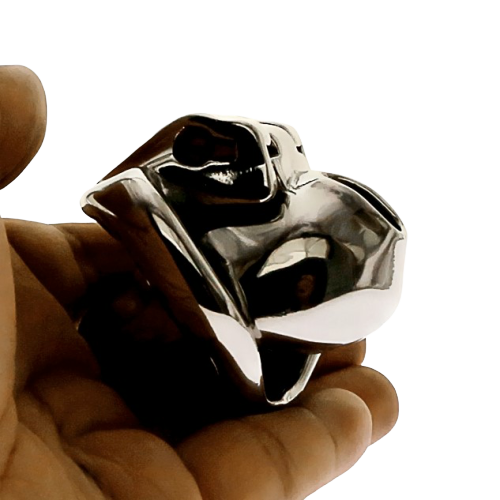 Master Silver Keuschheitskäfig für Männer