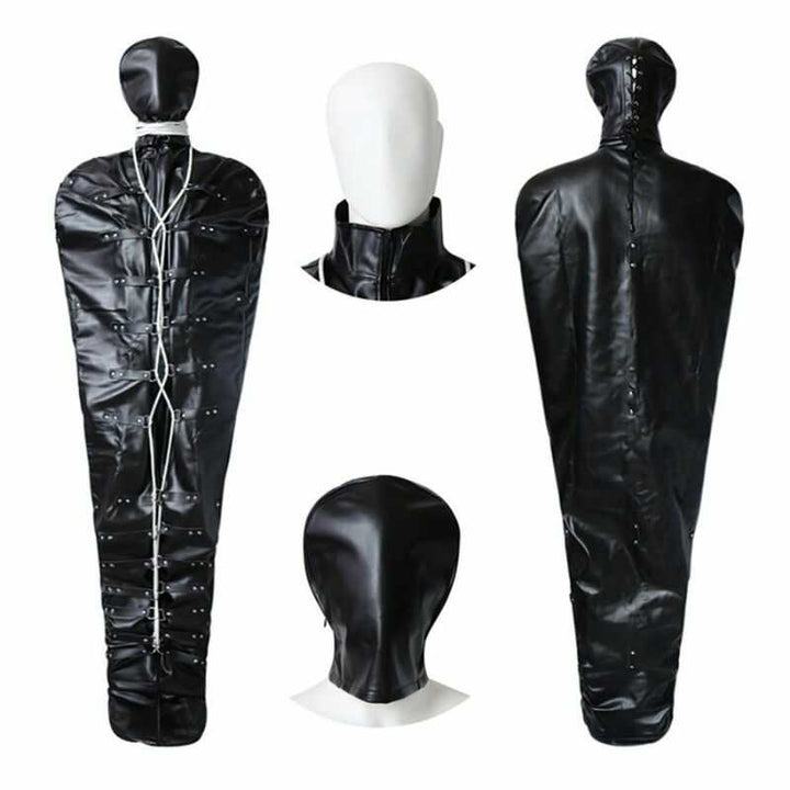 Bodybag-Bondage-Gurt aus Leder