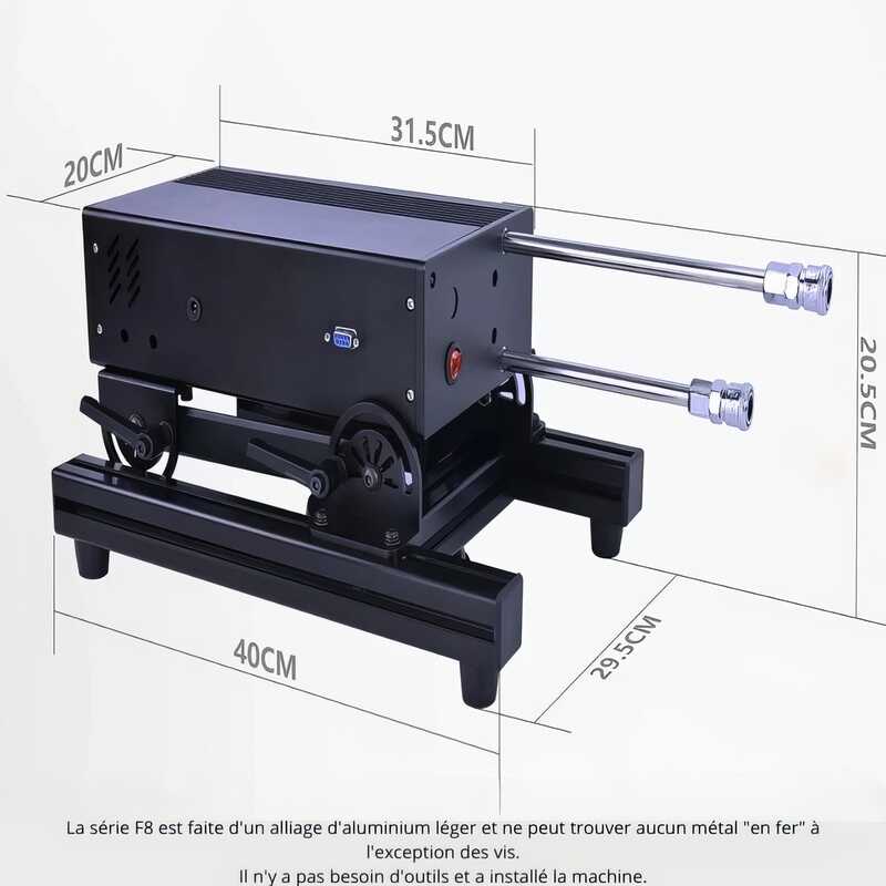 Sexmaschine mit dreifacher Penetration