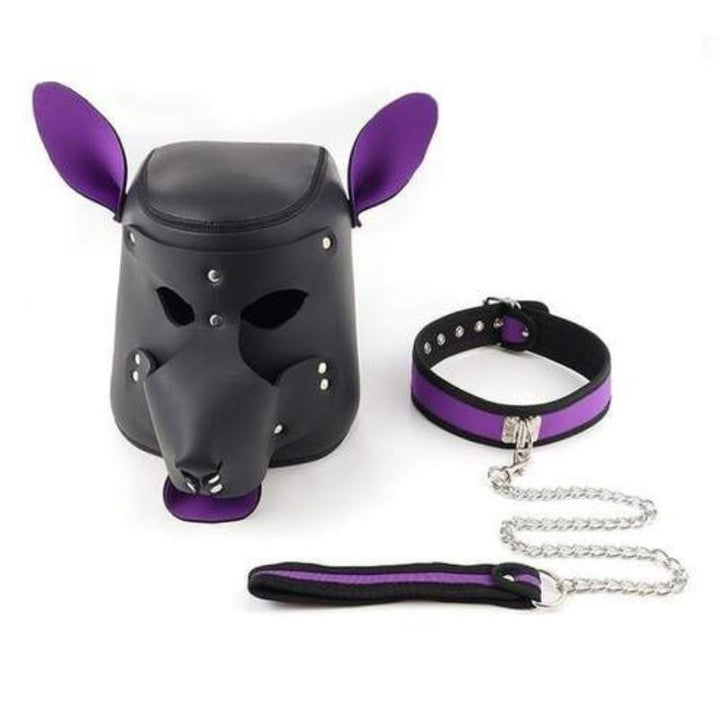 Hundehaube aus Leder