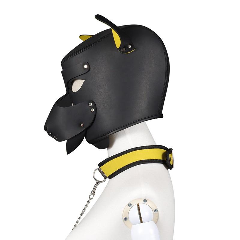 Hundehaube aus Leder