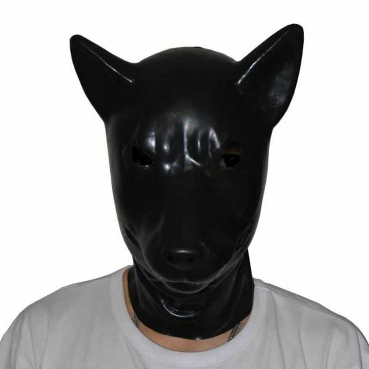 Wolf-Latex-Kapuze