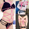 Packung mit 3 rosa Shibari-Saiten