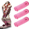 Rosa Shibari-Seil, 3er-Pack