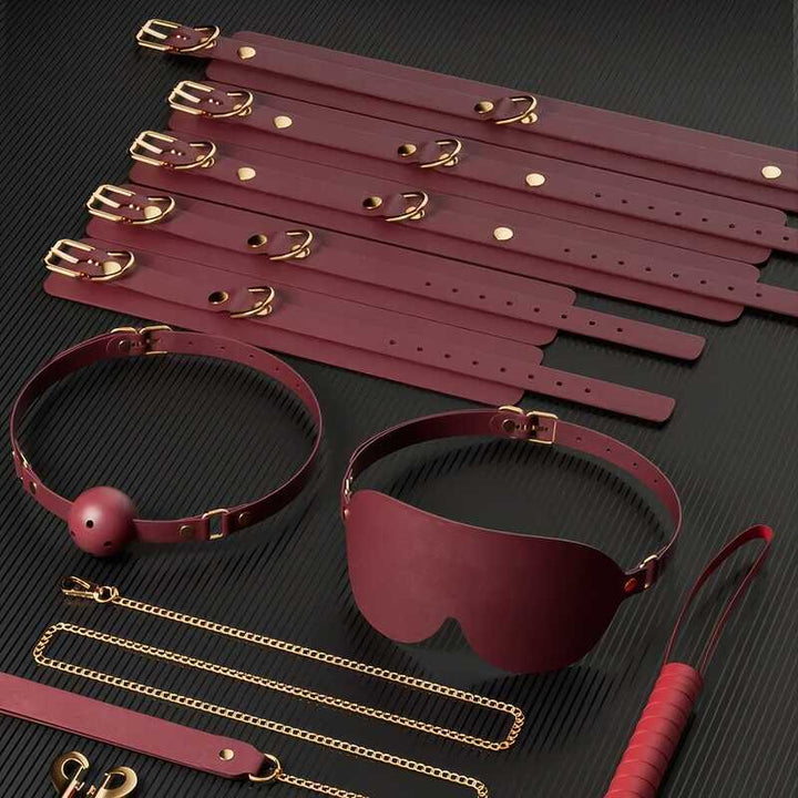 Ultimatives Leder-Bdsm-Zubehör