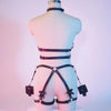 Bdsm-Harness-Set aus Leder für Damen