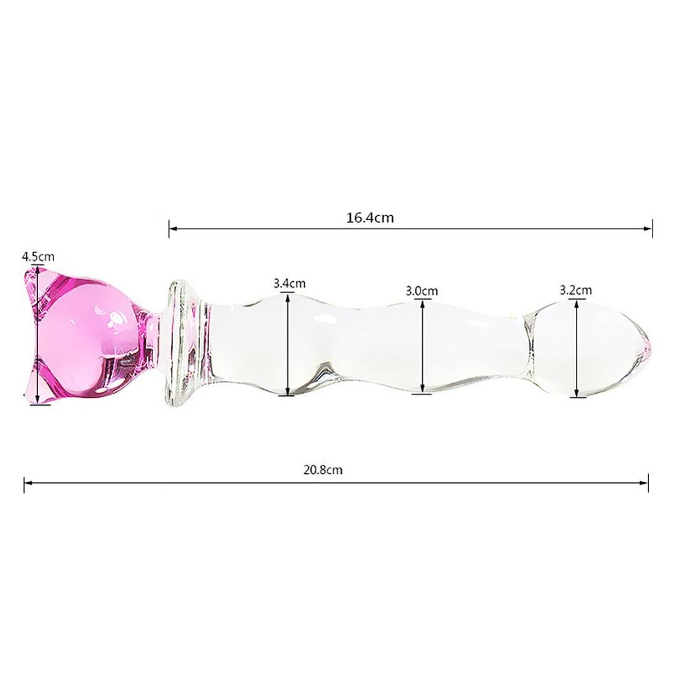 elegantes Glaskatzen-Intimspielzeug