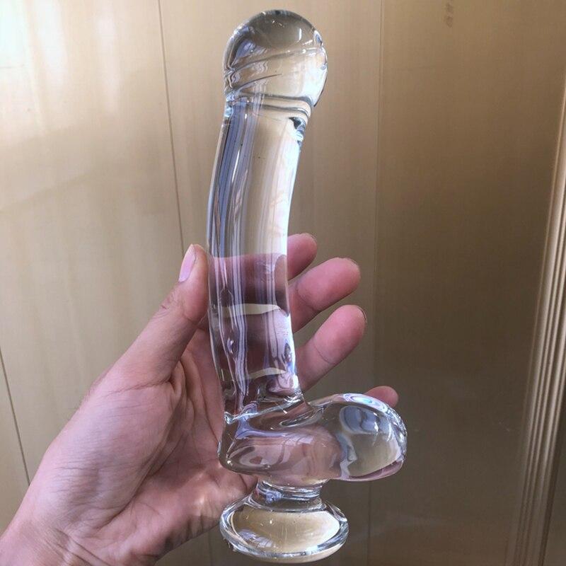 Realistischer transparenter Dildo