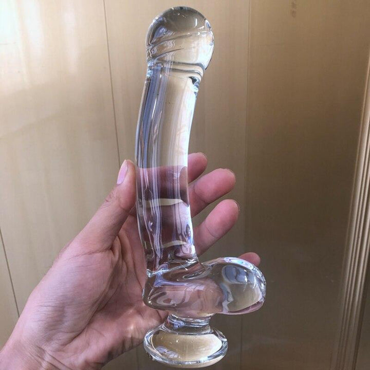 Realistischer transparenter Dildo