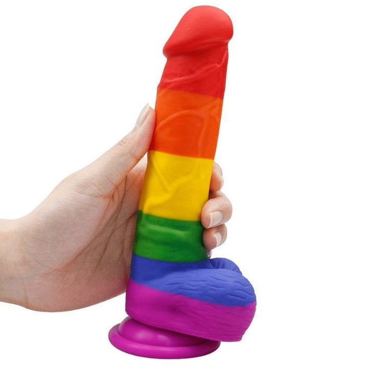 regenbogenfarbenes Sexspielzeug