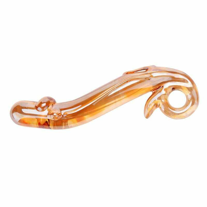 Goldtransparenter Dildo