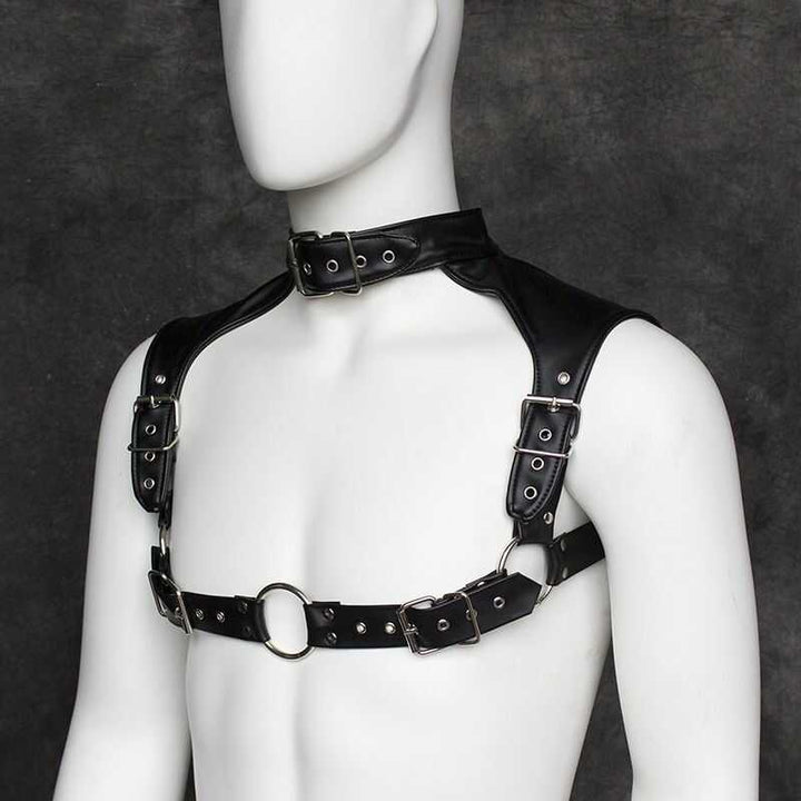 Torso-Harness-Halskette für Herren