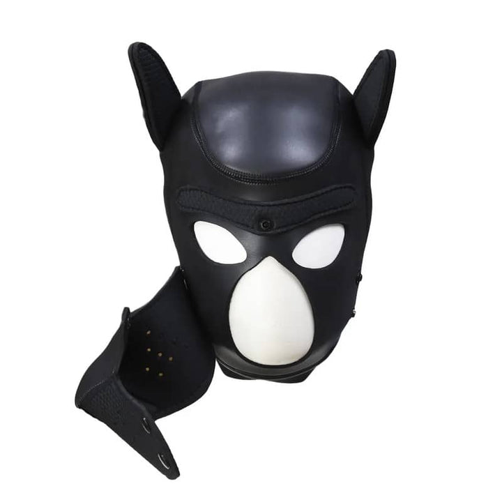 Bunte Hundemaske