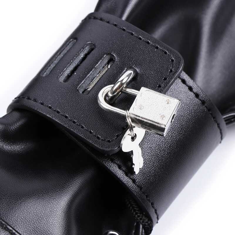Abschließbare Handschuhe Bondage104