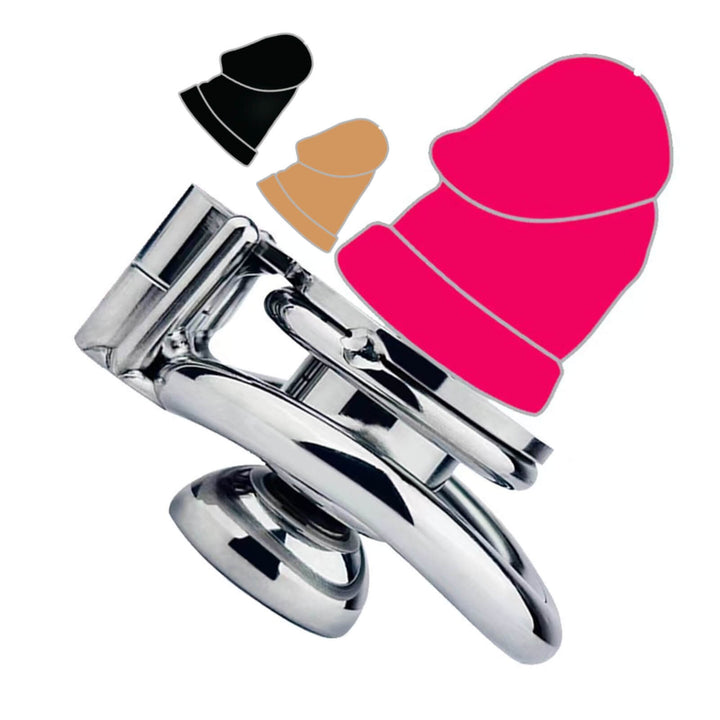 Umgedrehte Silikon-Dildo-Hülle BDSM Käfig