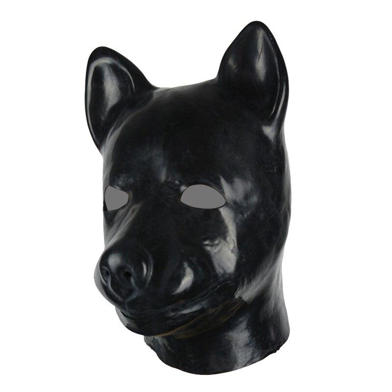 Hundemaske aus Latex