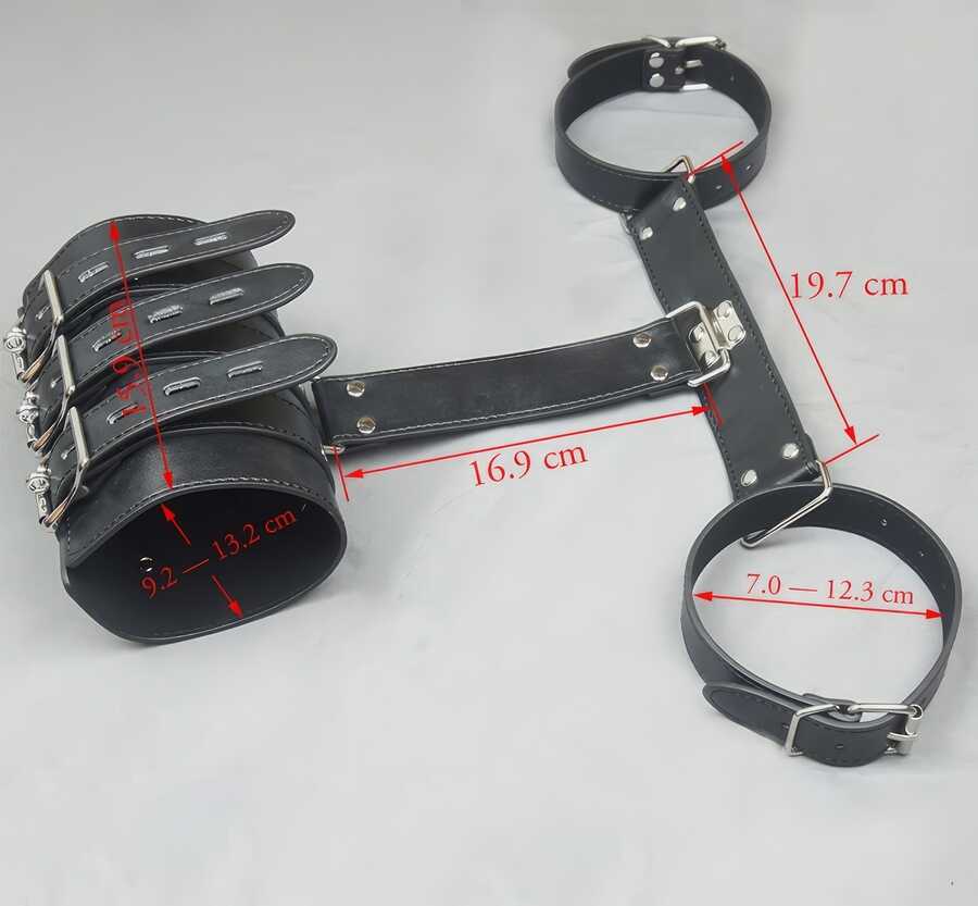 Armbinder Schwarzer Lederarm