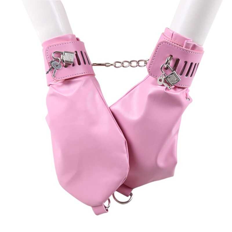 bdsm handschuh Abschließbare Bondagehandschuhe